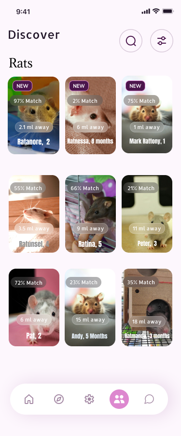 Discover/Home Page